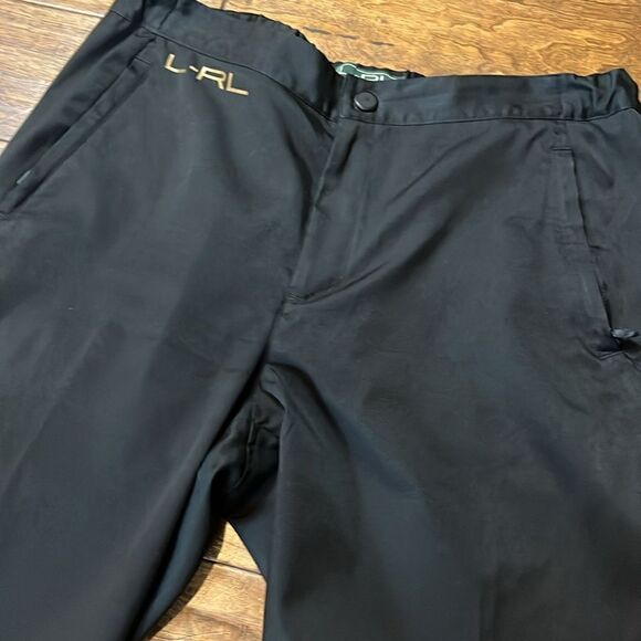 L-RL Lauren Active Black side zip/vent pants, 10! - Picture 2 of 12